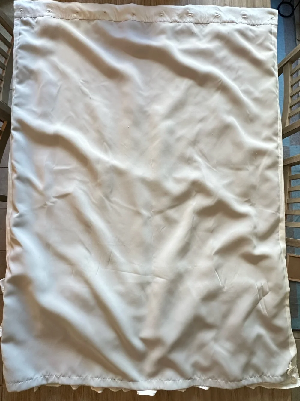 Pottery Barn Kids // White Tiered Ruffled Blackout Curtain -Set of 2 (43